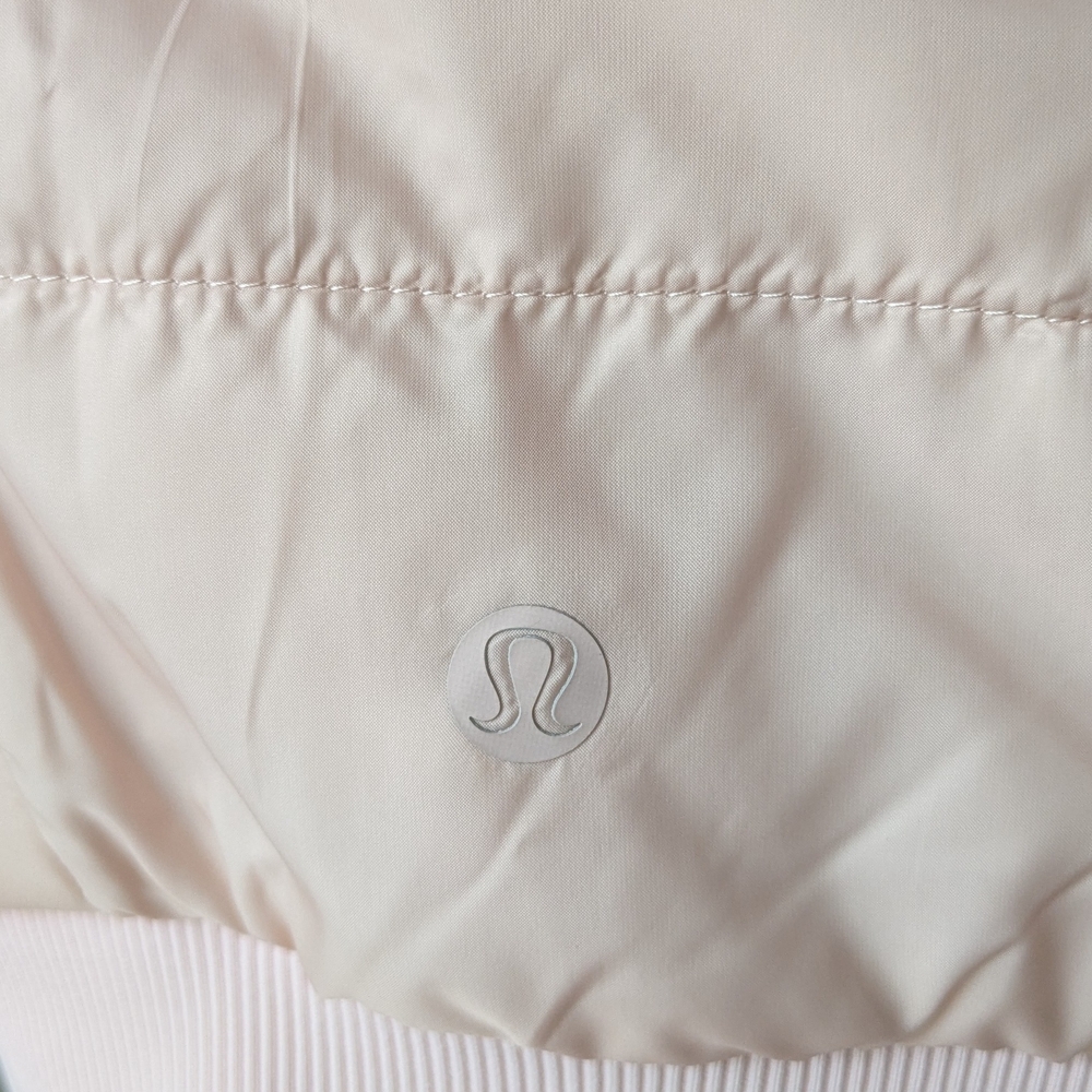 Lululemon Pink Non-Stop Bomber Jacket Quilted Satin - Picture 7 of 7